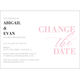 Change The Date Postponement Cards Image 3 of 5